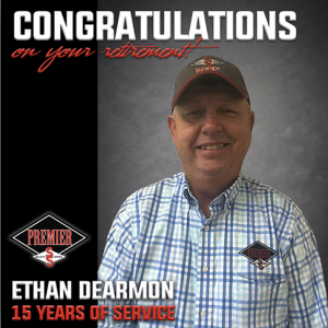 Ethan Dearmon Retires after 15 Years of Service