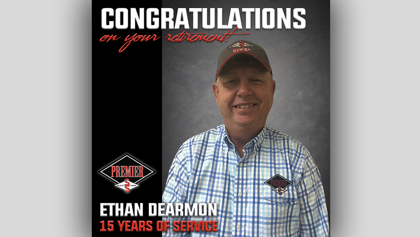 Ethan Dearmon Retires after 15 Years of Service