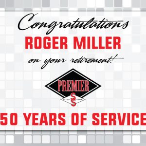 Roger Miller Retires after 50 Years of Service