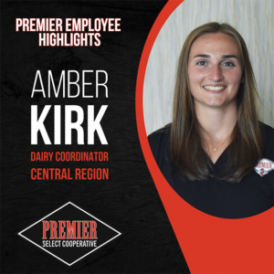 Amber Kirk, Dairy Coordinator