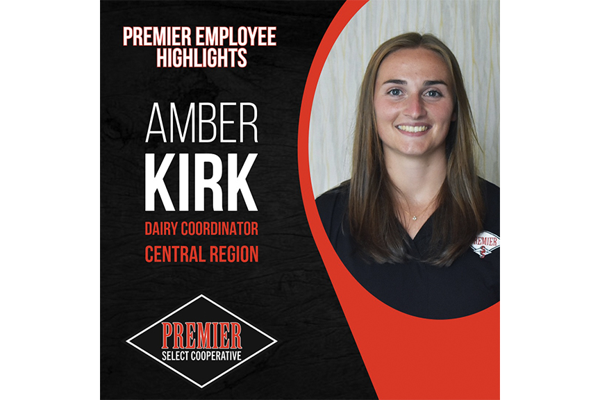 Amber Kirk, Dairy Coordinator